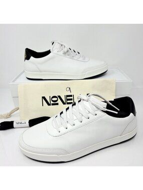 NEW Novella Preface Edition 1 Sneakers White Leather Mens 9 Womens 10.5 Low Top